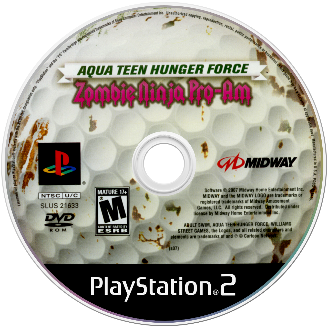Aqua Teen Hunger Force Zombie Ninja Pro-Am media 5 for Playstation 2